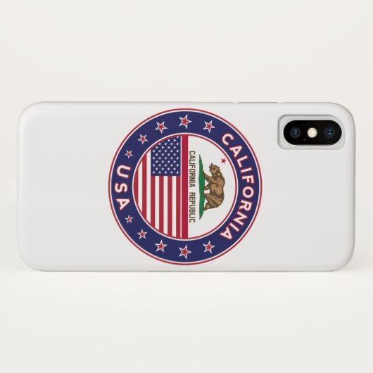 California Phone Case (Achterkant (horizontaal))