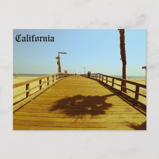 California Pier Briefkaart (Voorkant)
