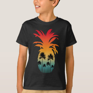 CALIFORNIA PINEAPPLE SUNSET PALM TRET T-Shirt