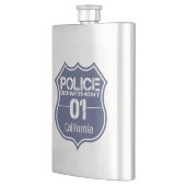 California Police Department Shield 01 Flacon (Links)
