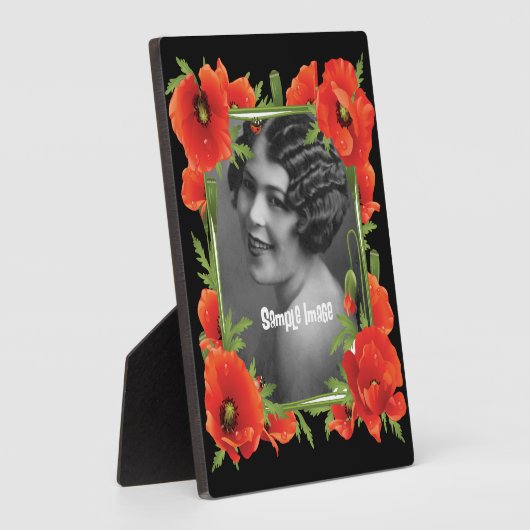 California Poppies Art Frame Plaque (Côté)