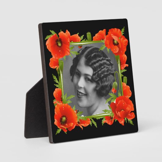 California Poppies Art Plaque (Recto)