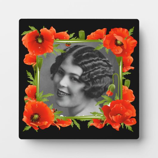 California Poppies Art Plaque Fotoplaat (Voorkant)