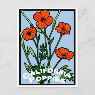 California Poppies  Briefkaart