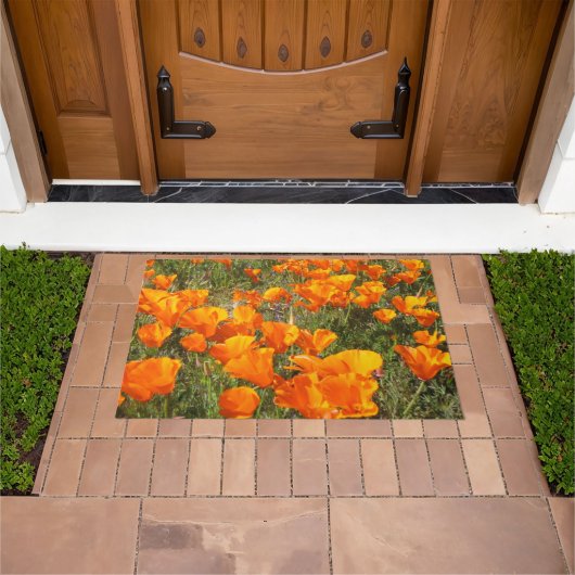 California Poppies Doormat Deurmat (Buiten)