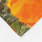 California Poppies Fleece Blanket Deken (Hoek)