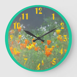 California Poppies Grote Klok