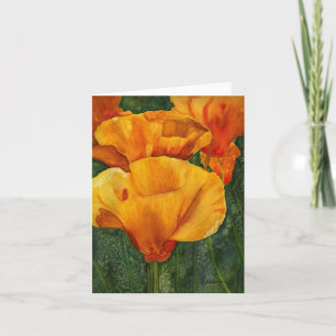 California Poppies-kaart Kaart