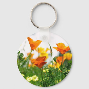 California Poppies Sleutelhanger