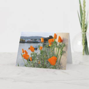 California Poppy Bedankkaart