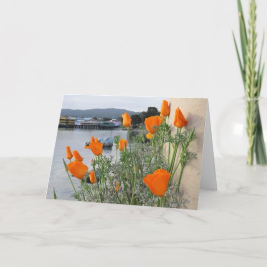 California Poppy Bedankkaart (Voorkant)