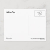 California Poppy Briefkaart (Achterkant)