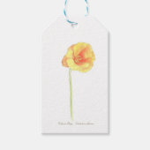 California Poppy Cadeaulabel (Voorkant)