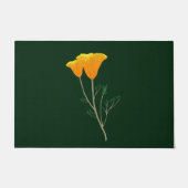 California Poppy Doormat Deurmat (Voorkant)