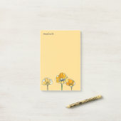 California Poppy Flowers Aangepaste herinnering Post-it® Notes (Op bureau)