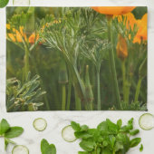 California Poppy Patch Photograph  Theedoek (Gevouwen)