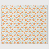 California Poppy Pattern Cadeaupapier (Vlak)