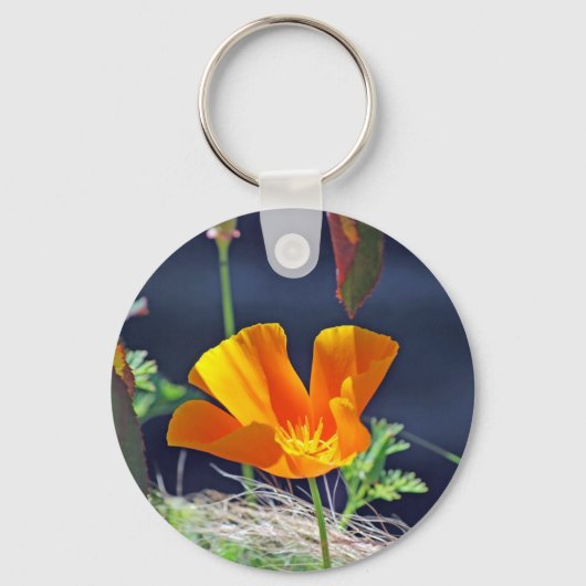 California Poppy Sleutelhanger (Voorkant)