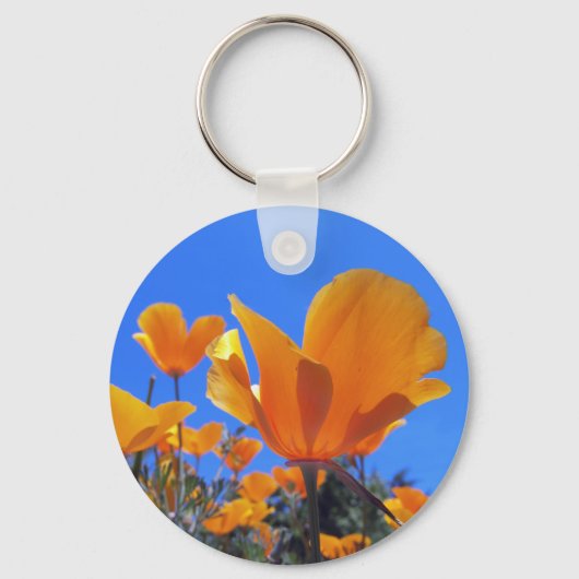 California Poppy Sleutelhanger (Voorkant)