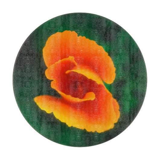 California Poppy Snijplank (Voorkant)