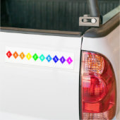 california pride . bumpersticker (Op Truck)
