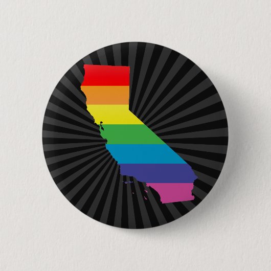 california pride . ronde button 5,7 cm (Voorkant)