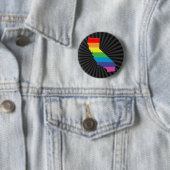 california pride . ronde button 5,7 cm (In situ)