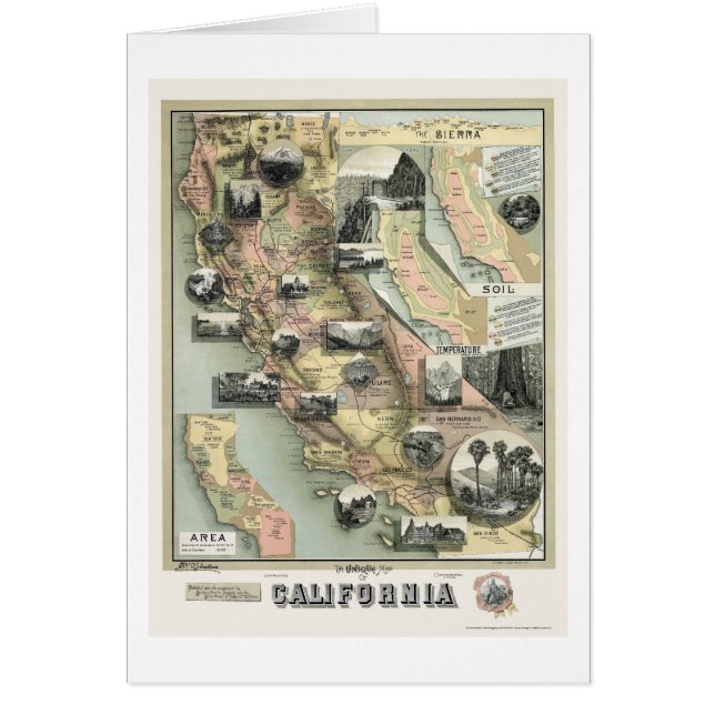 California Products Map 1888 (Voorkant)