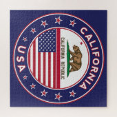 California Puzzle (version bleue) (Horizontal)