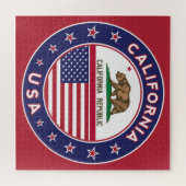 California Puzzle (version rouge) (Horizontal)