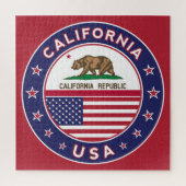 California Puzzle (version rouge) (Vertical)