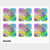 California Quadro Seasons Sticker (Vel)
