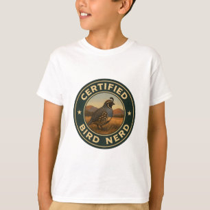California Quail Badge T-shirt