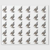 CALIFORNIA QUAIL CADEAUPAPIER (Vlak)