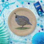 CALIFORNIA QUAIL PAPIEREN BORDJE (Feest)