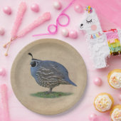 CALIFORNIA QUAIL PAPIEREN BORDJE (Feest)