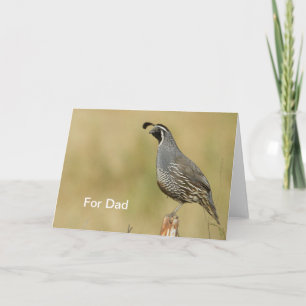 California Quail Vaderdag Kaart