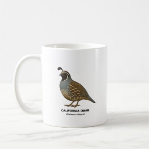 California Quail - Vogels van Californië Koffiemok