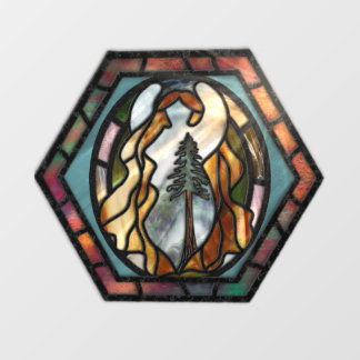 California Redwood Goddess Window Cling Raamsticker