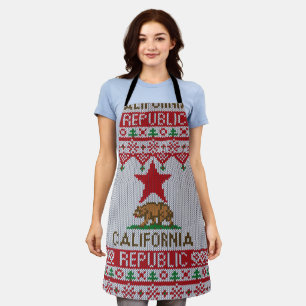 California Republic lelijke kerst trui stijl Schort