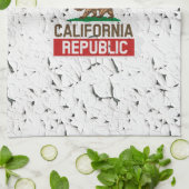 California Republic Peeling Paint Decor Theedoek (Gevouwen)