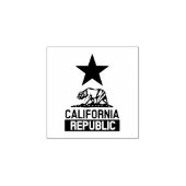 California Republic Star Rubberstempel (Afrduk)