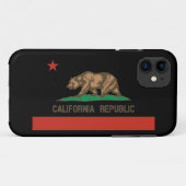 California Republic State Flag iPhone Case (Achterkant (horizontaal))
