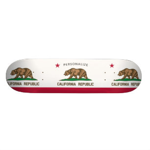 California Republic vlag aangepast skateboarddek Skateboard