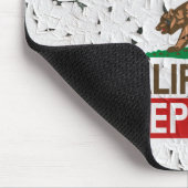 California Republiek Afbladderende Verf Decoratie Muismat (Hoek)