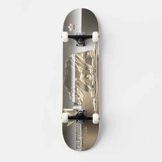 CALIFORNIA REPUBLIEK Golden Metals Skateboard (Voorkant)