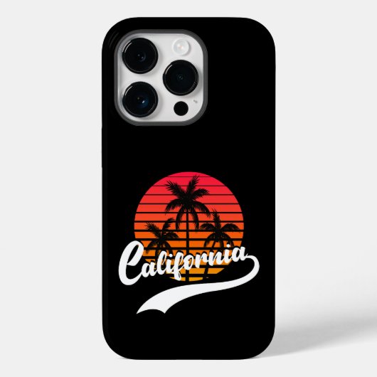 California Retro Coque-Mate iPhone 14 Pro Coque (Verso)