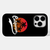 California Retro Coque-Mate iPhone 14 Pro Coque (Verso (horizontal))