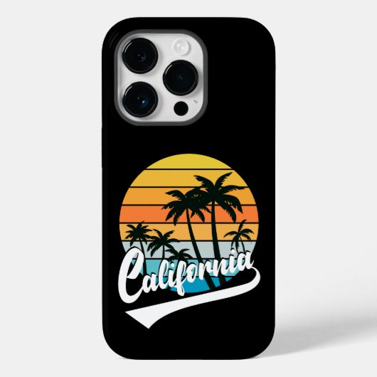 California Retro Coque-Mate iPhone 14 Pro Coque (Verso)