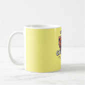 California Retro State Silhouet gepersonaliseerd Koffiemok (Links)